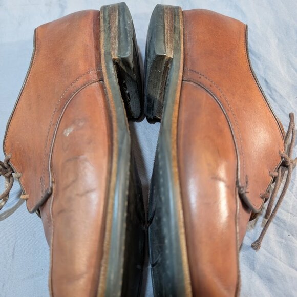 Allen Edmonds Brown Leather Oxford Derby Shoes Men Size 10.5 main image 8